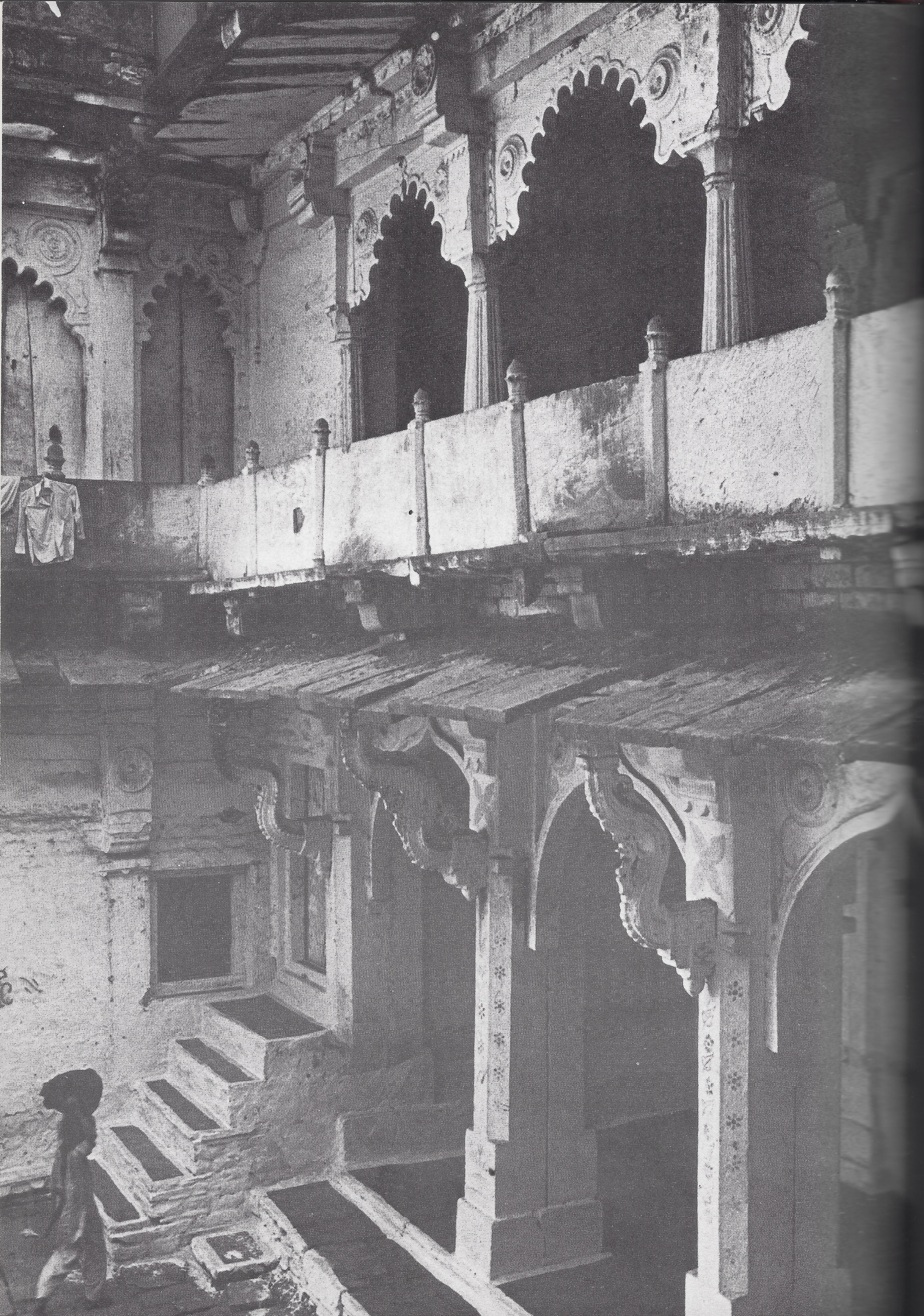 Courtyard of Carved Stone at Chanderi
