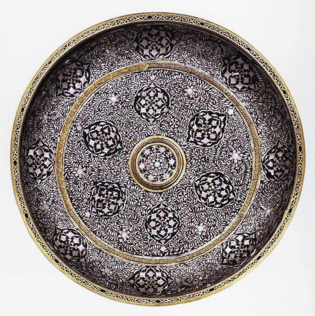 Basin Gujarat 16th Century; the mounts by Elias Geyer