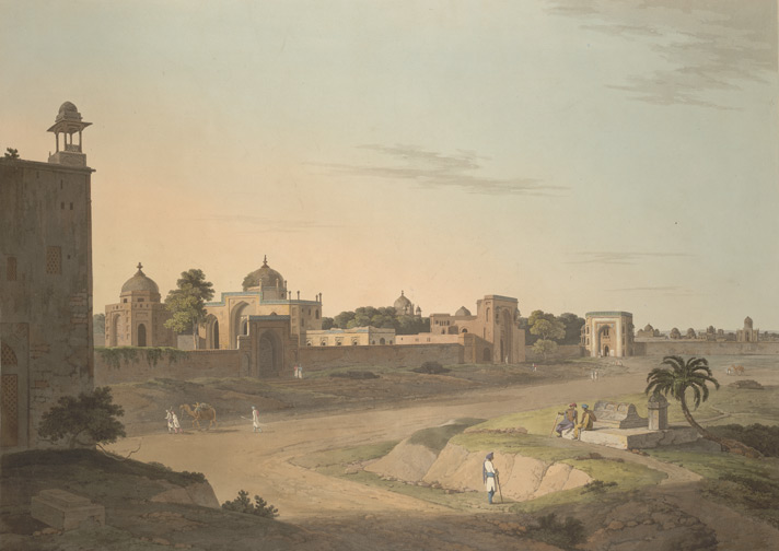 View at Delhi near the Mausoleum of Humaioon