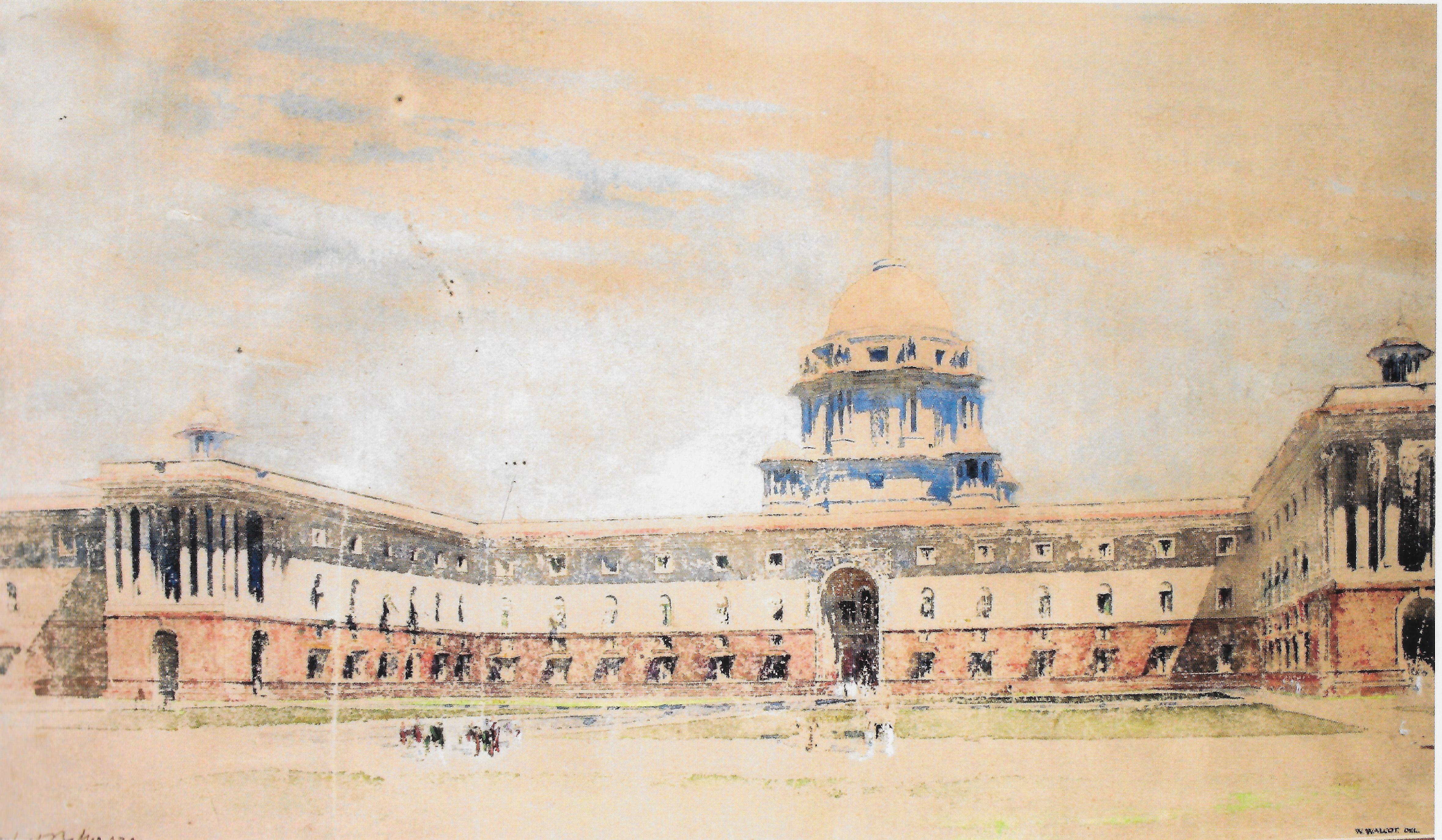 The Rashtrapati Bhavan