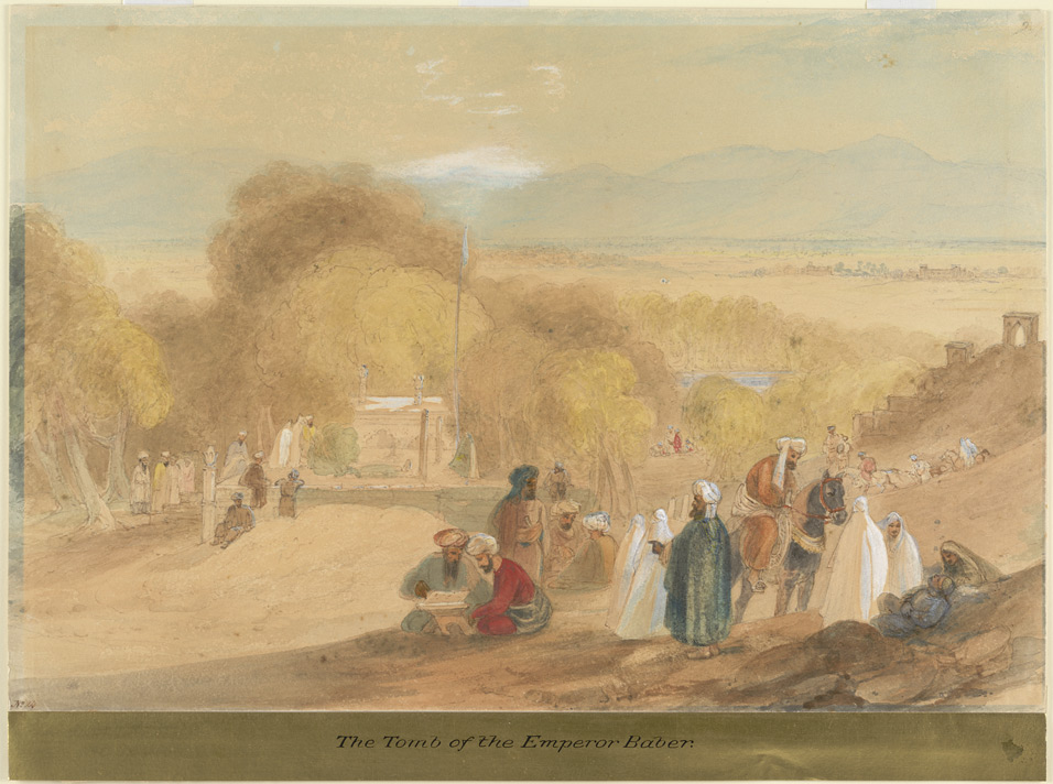 Tomb of the Mughal Emperor Babar, near Kabul (Afghanistan)