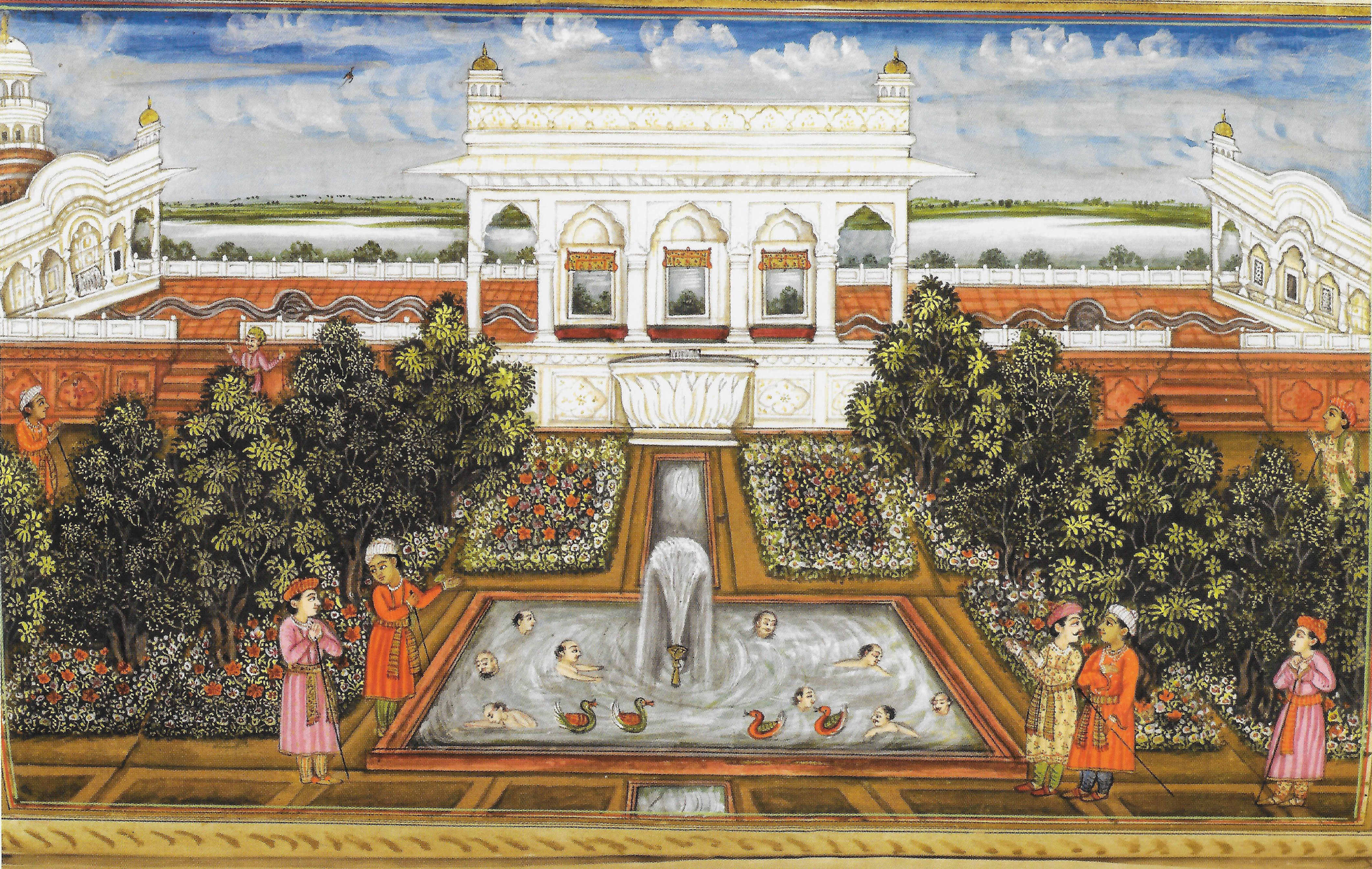 Gardens of the Delhi Palace