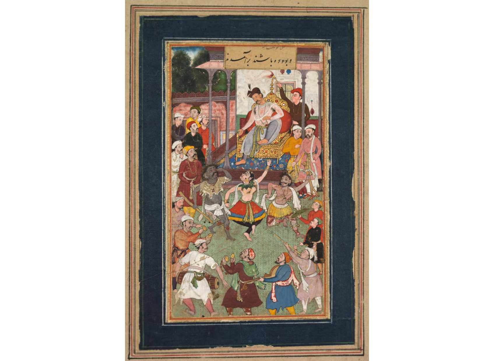 Grotesque Dancers Performing