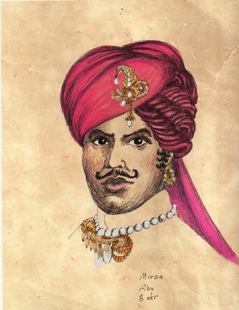 1857 Uprising (1) Badshahi Army - Colonel Shahzada Mirza Muhammad ‘Abu Bakar, Bakhtawar Shah Bahadur