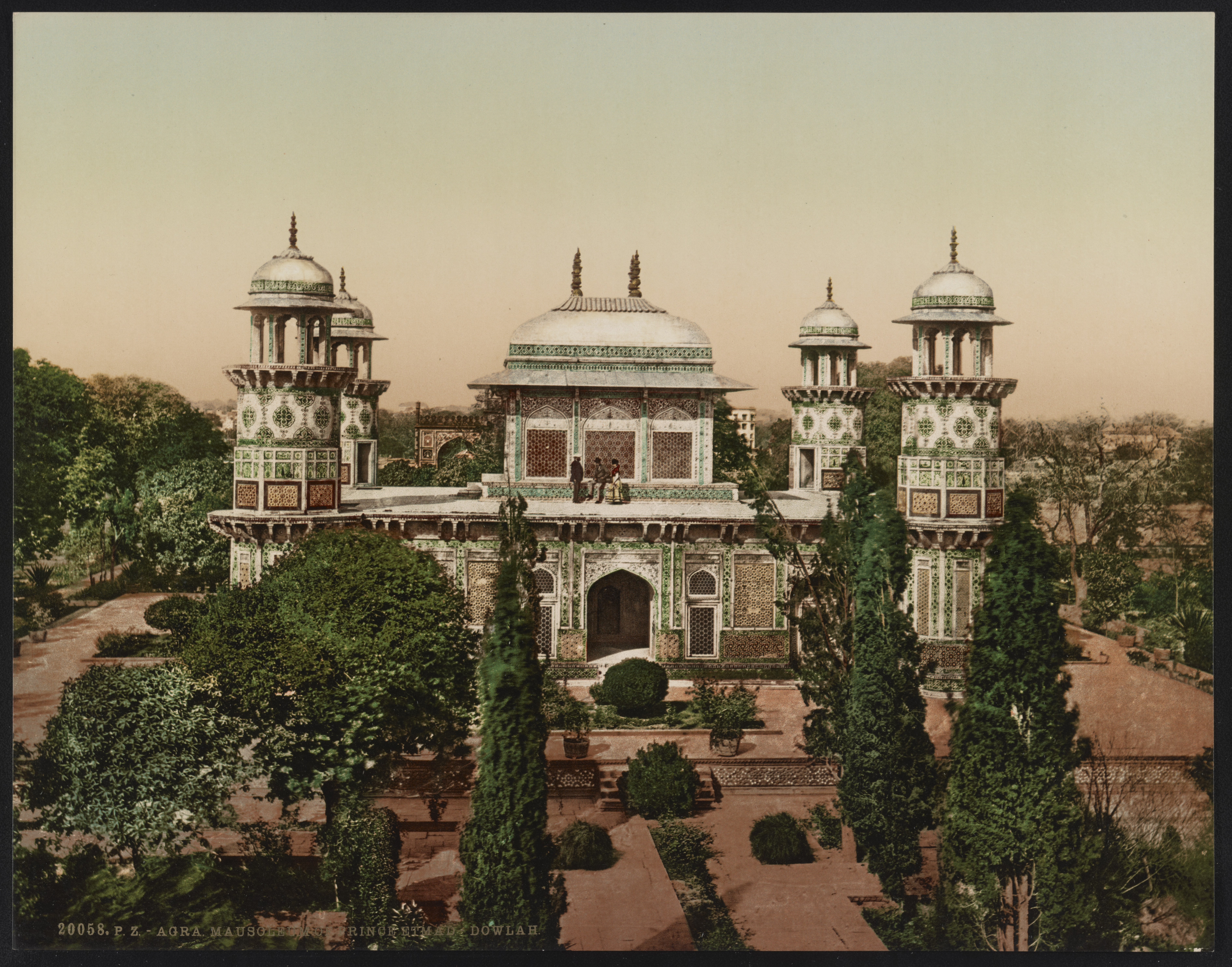 Agra. Mausoleum of Prince Etmad-Dowlah