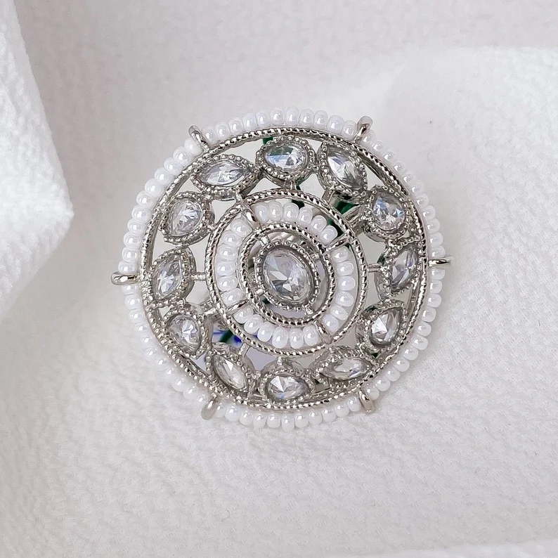 A Silver Mughal Ring