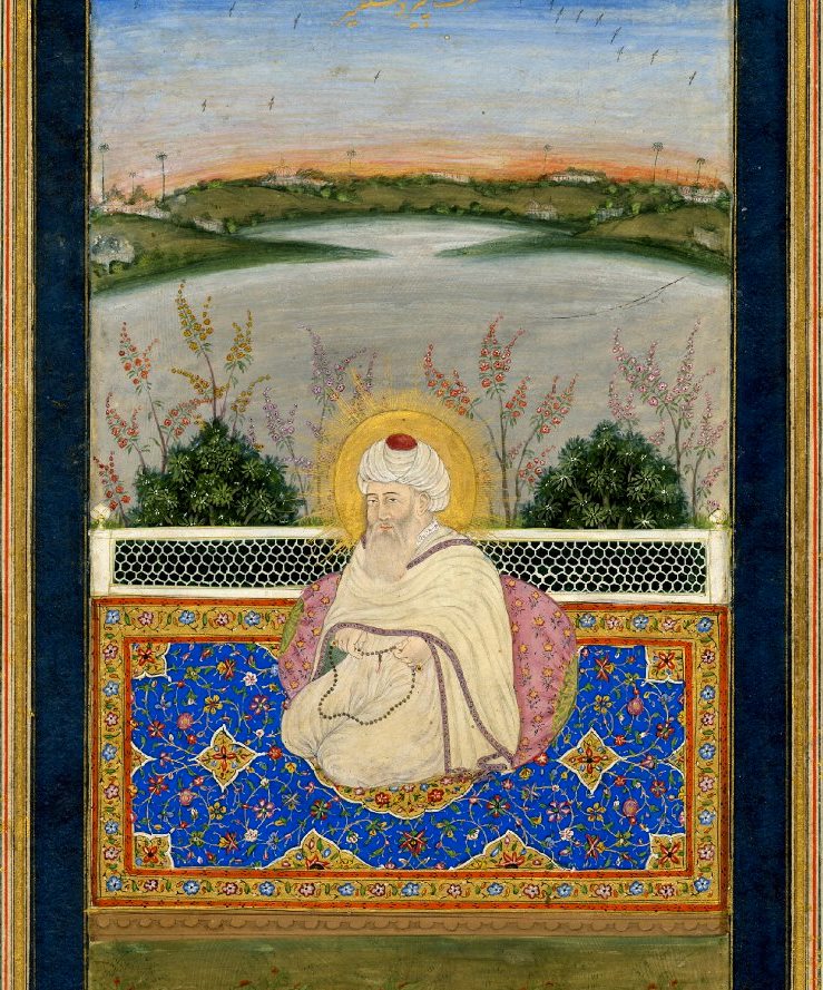 Mughal Style Islamic Portrait