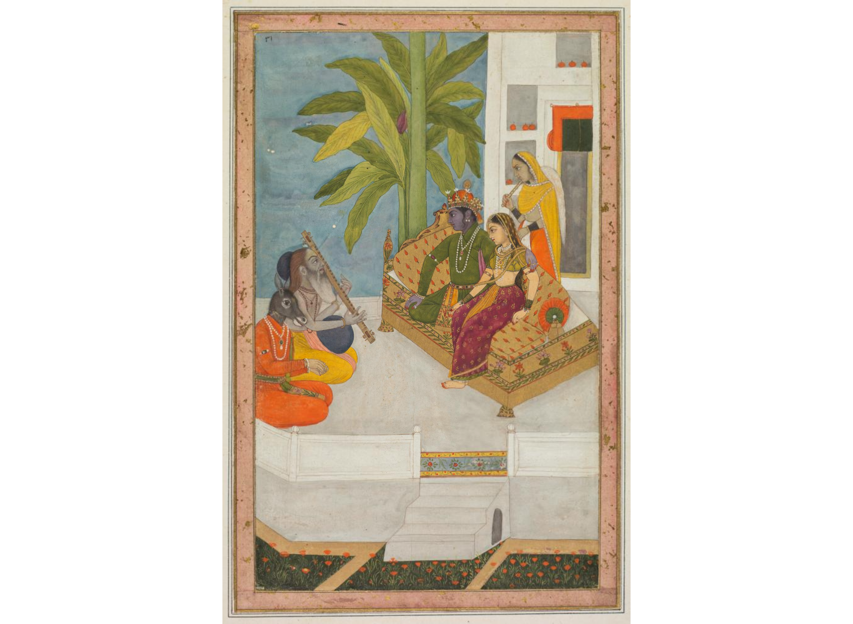 Sri Raga: An Illustration from a Ragamala Series