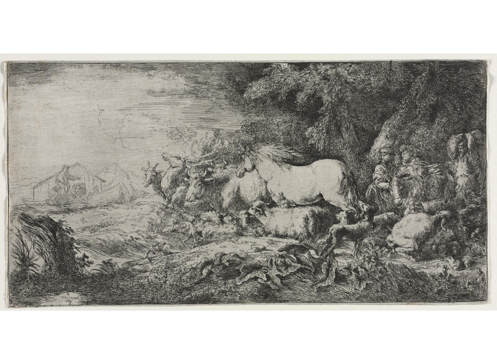 Noah and the Animals Entering the Ark