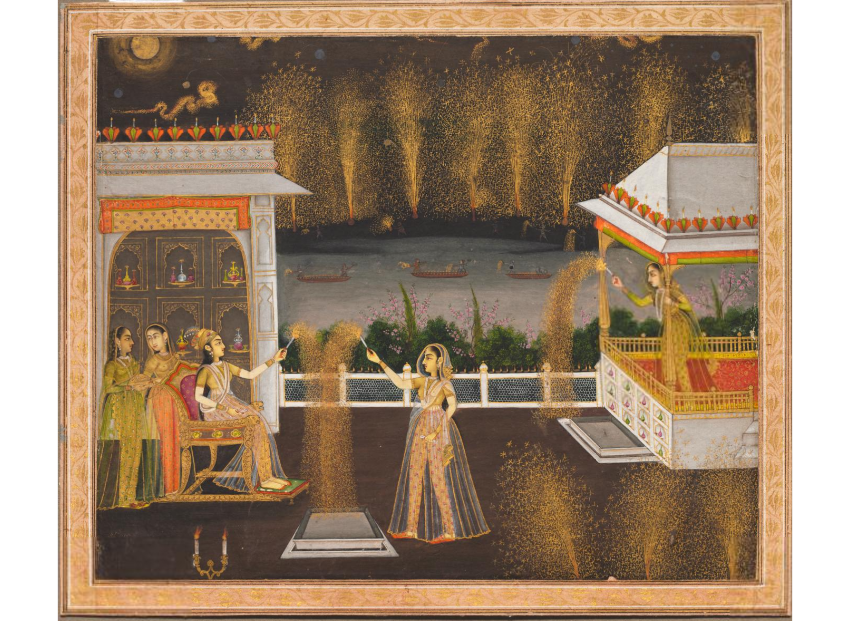 Royal Women Celebrating Diwali