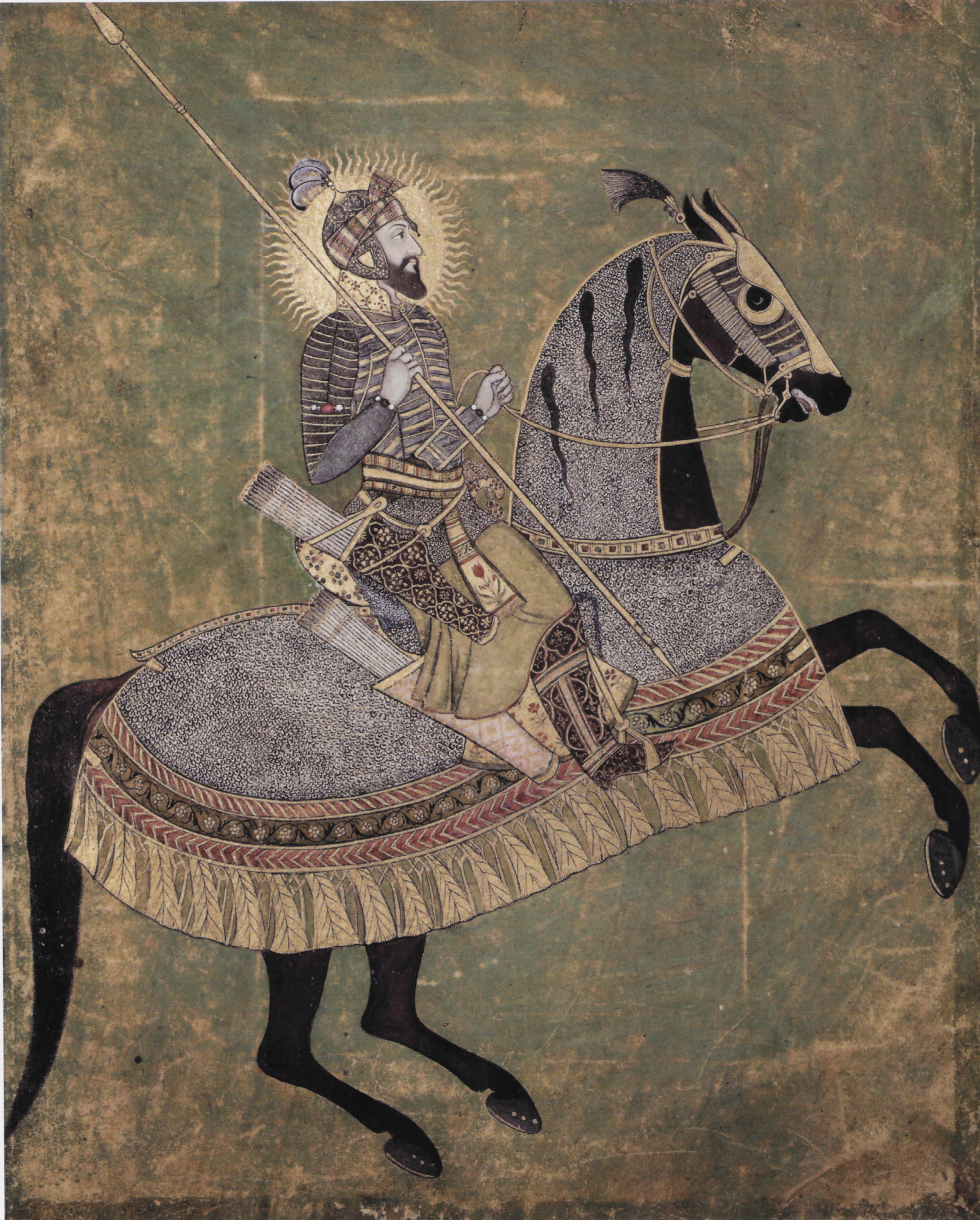 The Mughal Emperor Aurangzeb (1658-1707) on Horseback