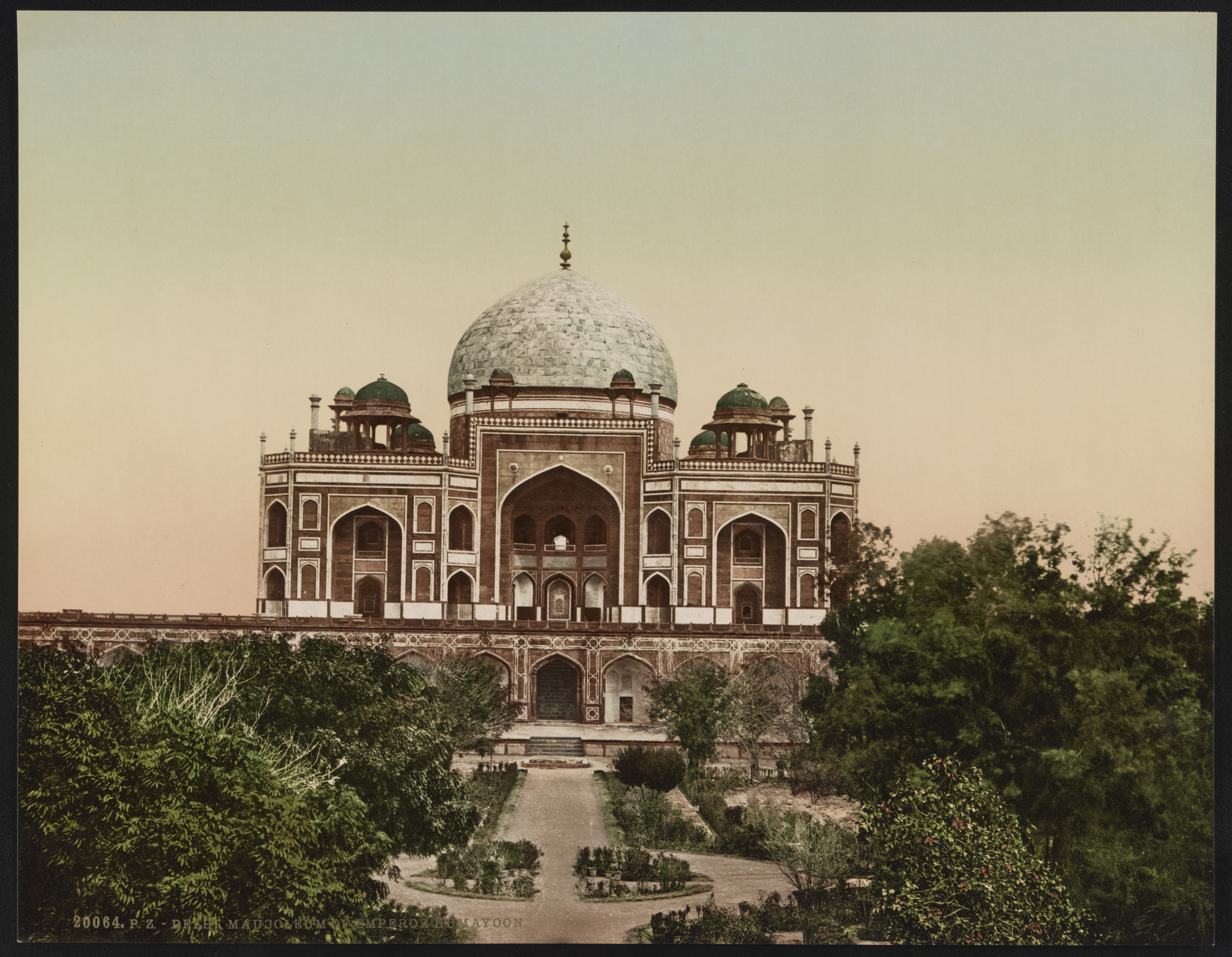 Delhi. Mausoleum of Emperor Humayun