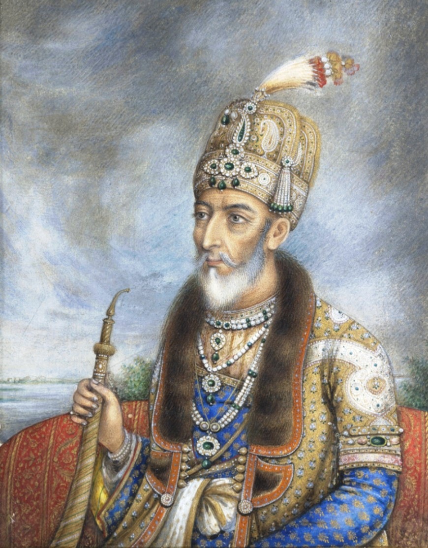 Bahadur Shah II (r. 1837-58), last Mughal emperor of India - ca.1850