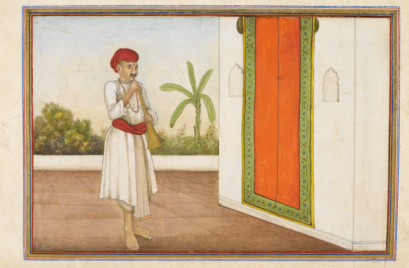 Musician. ‘Kapri’, a man who plays the ‘nagasvami’ (kind of oboe) at weddings