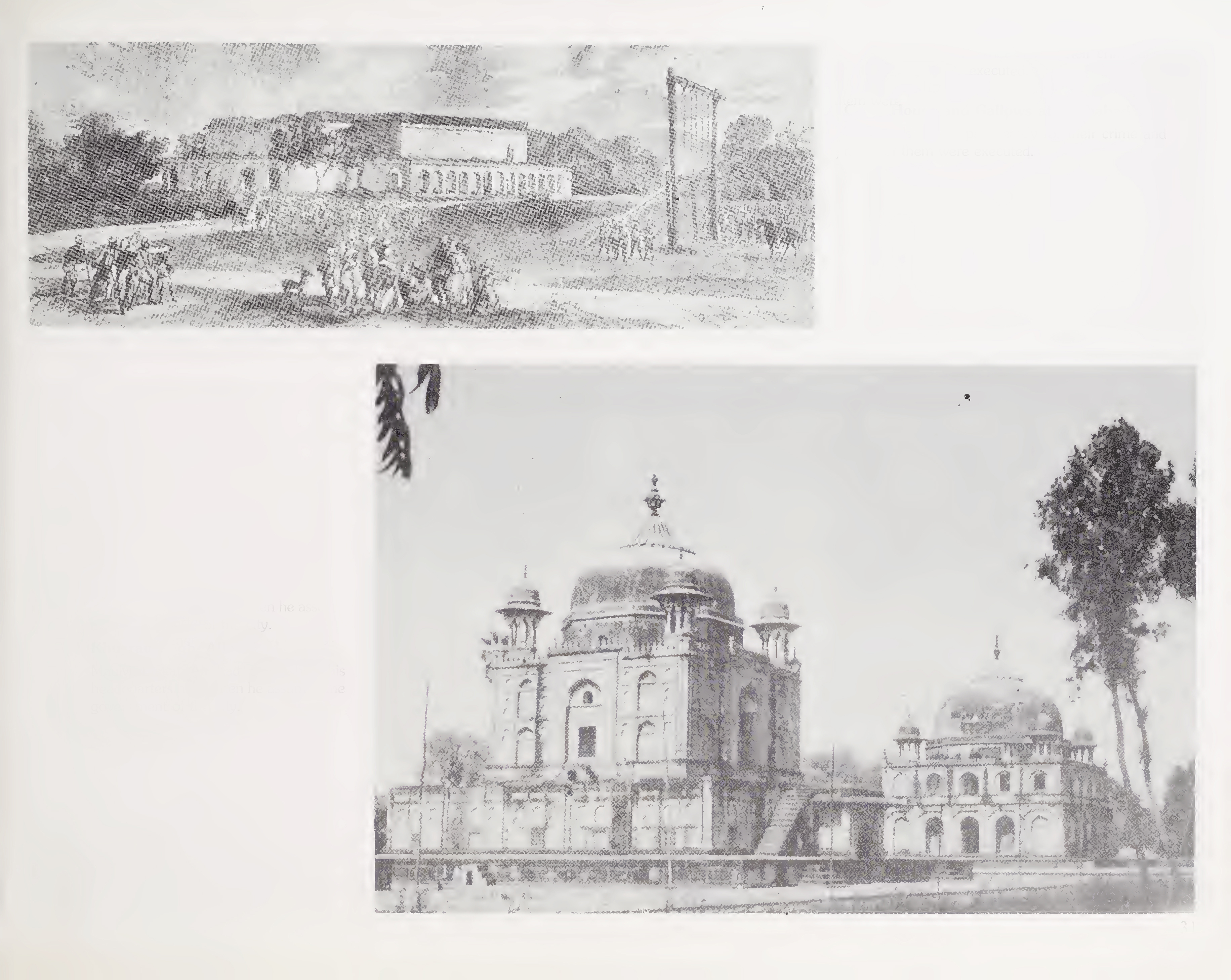 Court House, Gallows & Khusrau Bagh at Allahabad