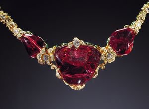 The 'Timur Ruby' necklace