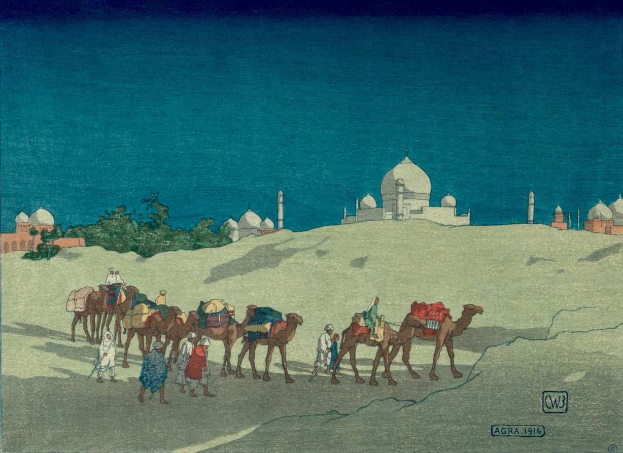 Agra Painting By Charles William Bartlett