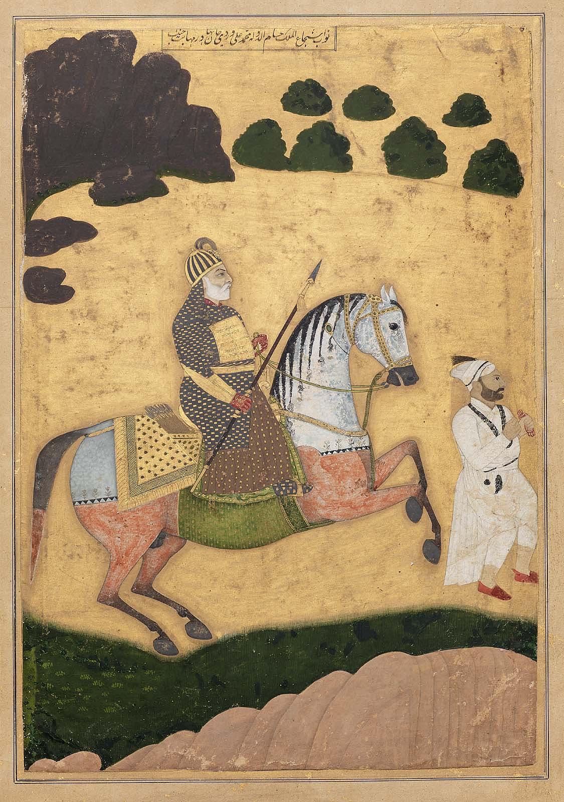 Nawab Shuja Al Mulk Hussam Al Daulah (Muhammad Ali Wardi) Khan Bahadur Mahabat Jang