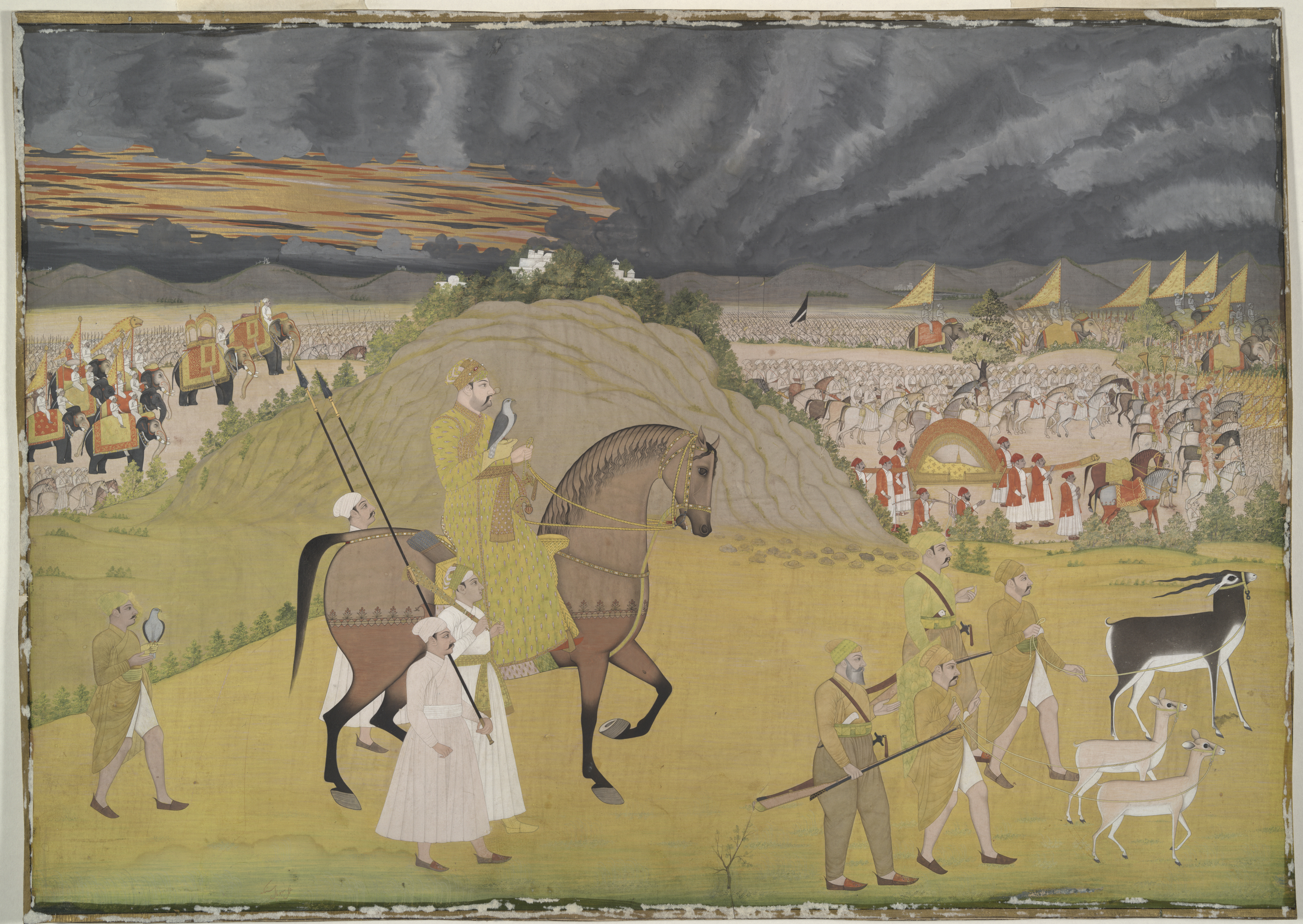 Emperor Muhammad Shah (1702–1748) Hunting
