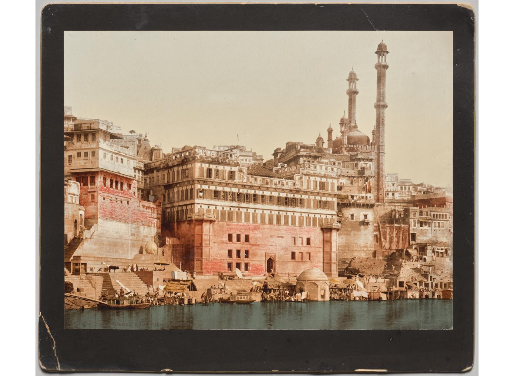 Aurangzeb Alamgir Mosque, Benaras after a photo by Dr. Kurt Boeck