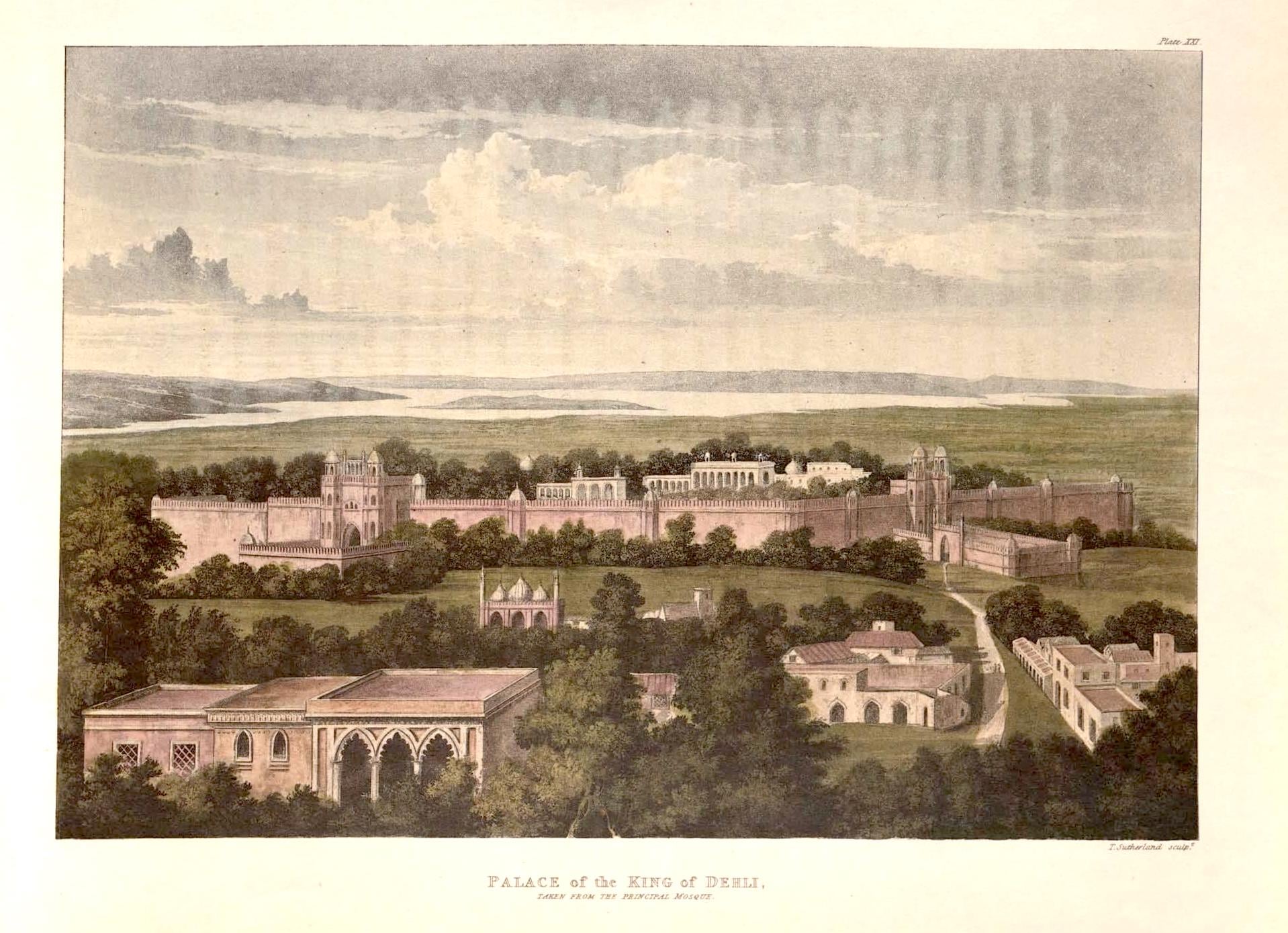 Illustration from the book:  A Picturesque Tour Along the Rivers Ganges and Jumna in India