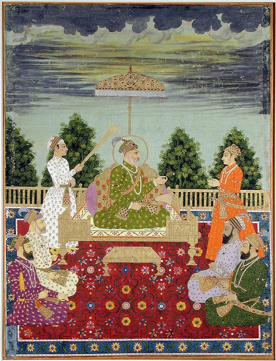 Bahadur Shah I with his sons