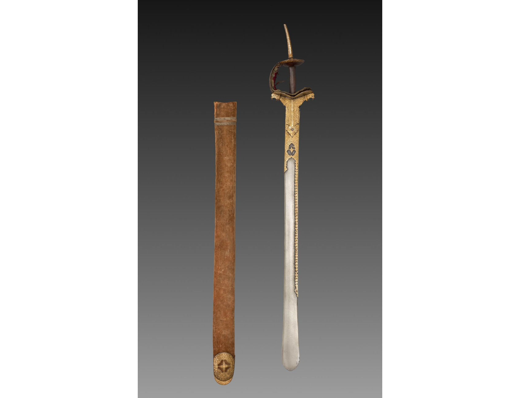 Sword with scabbard