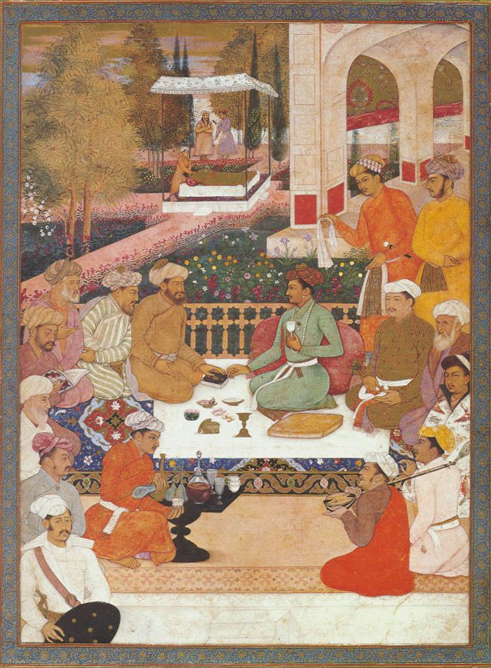 Dara Shikoh with Sages in a Garden