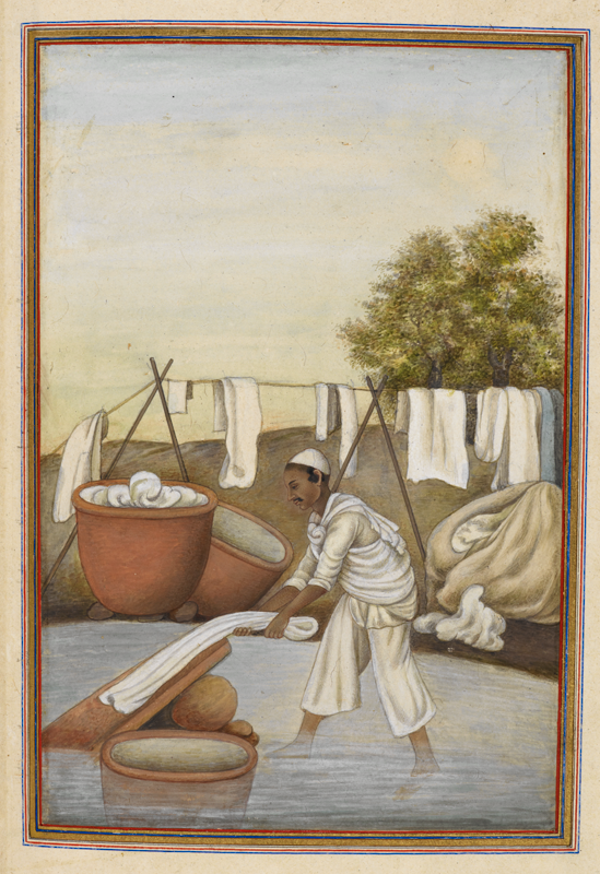 A dhobi/washerman