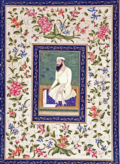 Portrait of Subahdar  Muzaffar Turbati 1620. Third Mughal Governor of Bengal Subah (1579–1580)