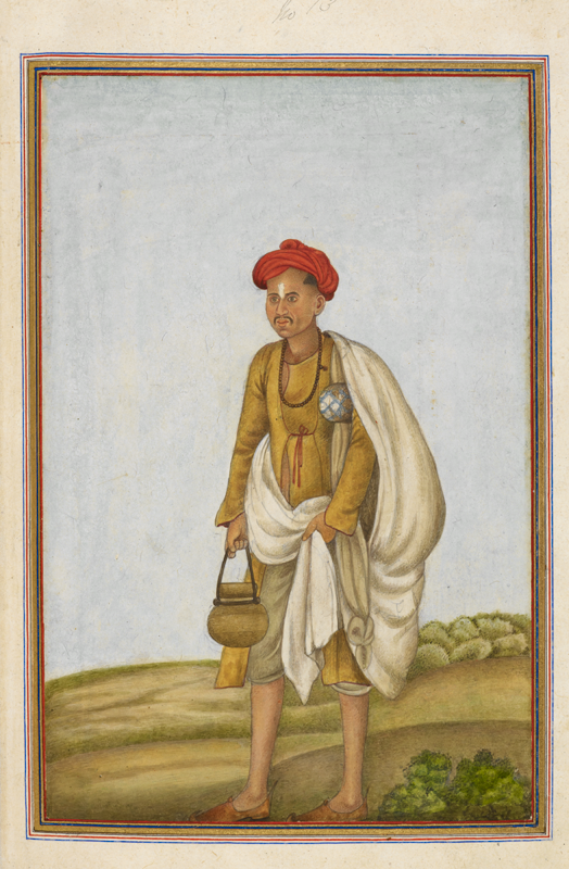 "Dakaut", impure Brahman caste, represented by a fortune teller