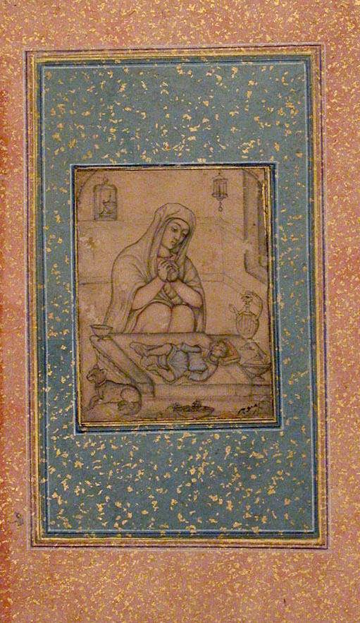 Madonna and Child in a Domestic Interior