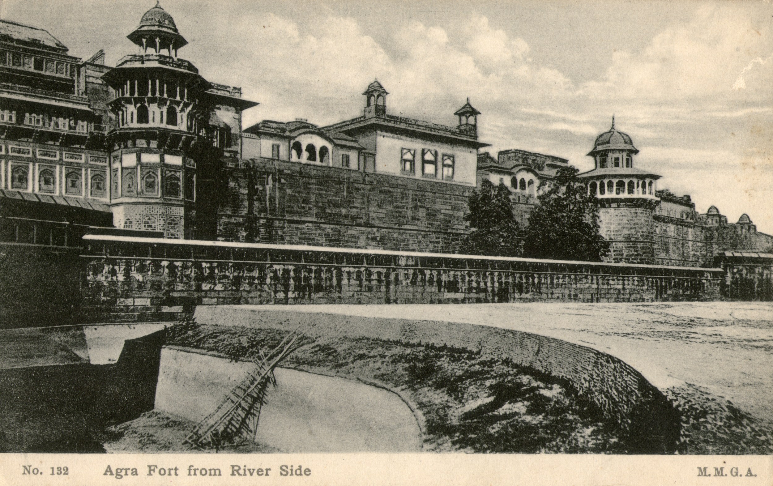 Agra Fort from River Side
