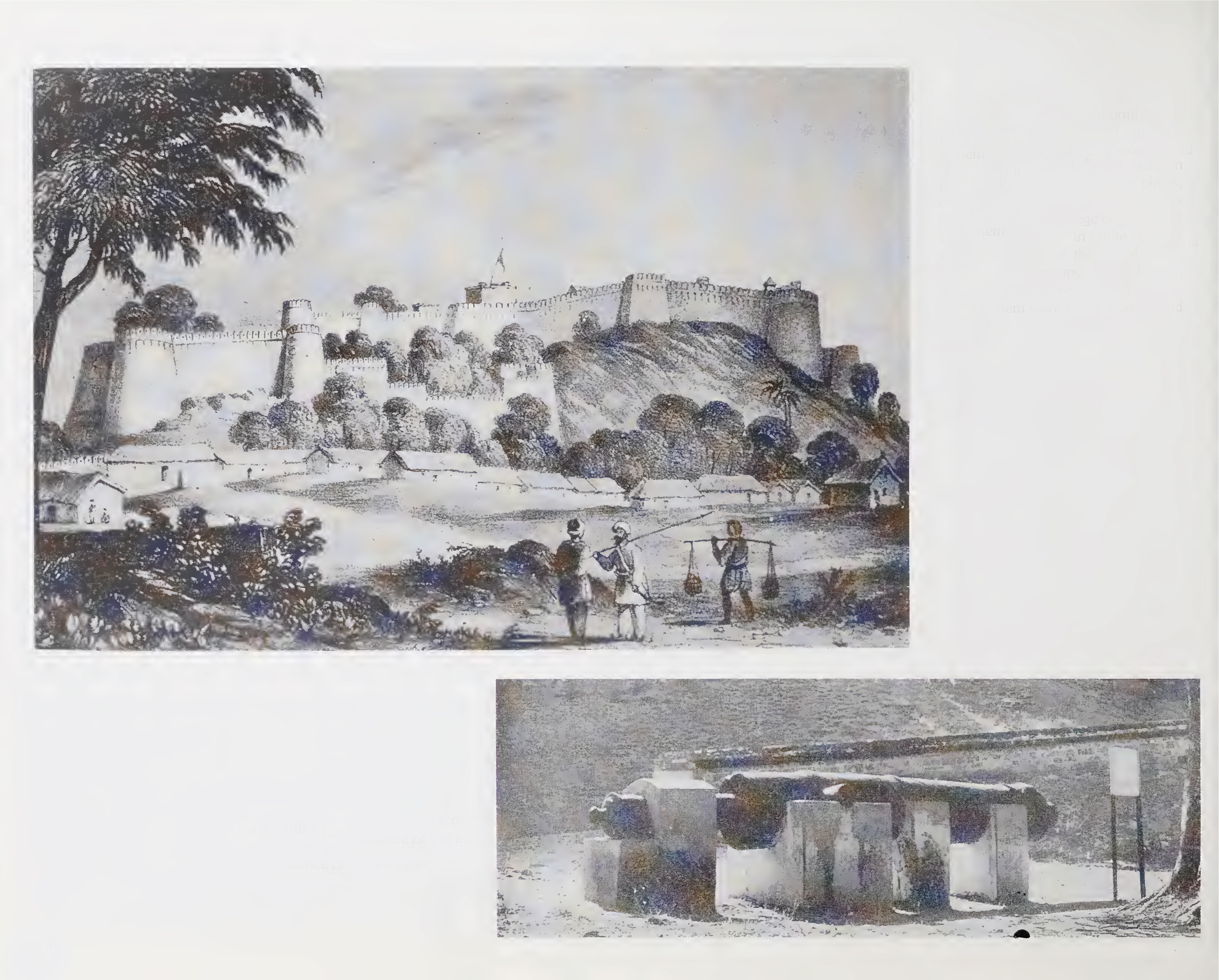 Fort of Jhansi & Kark Bijli Gun