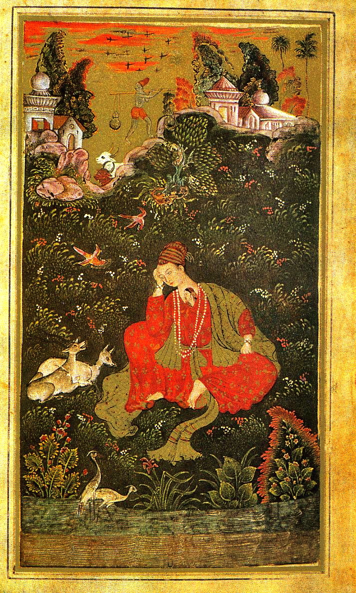 Shahji muses on his beloved wife Mahji, Bijapur, India