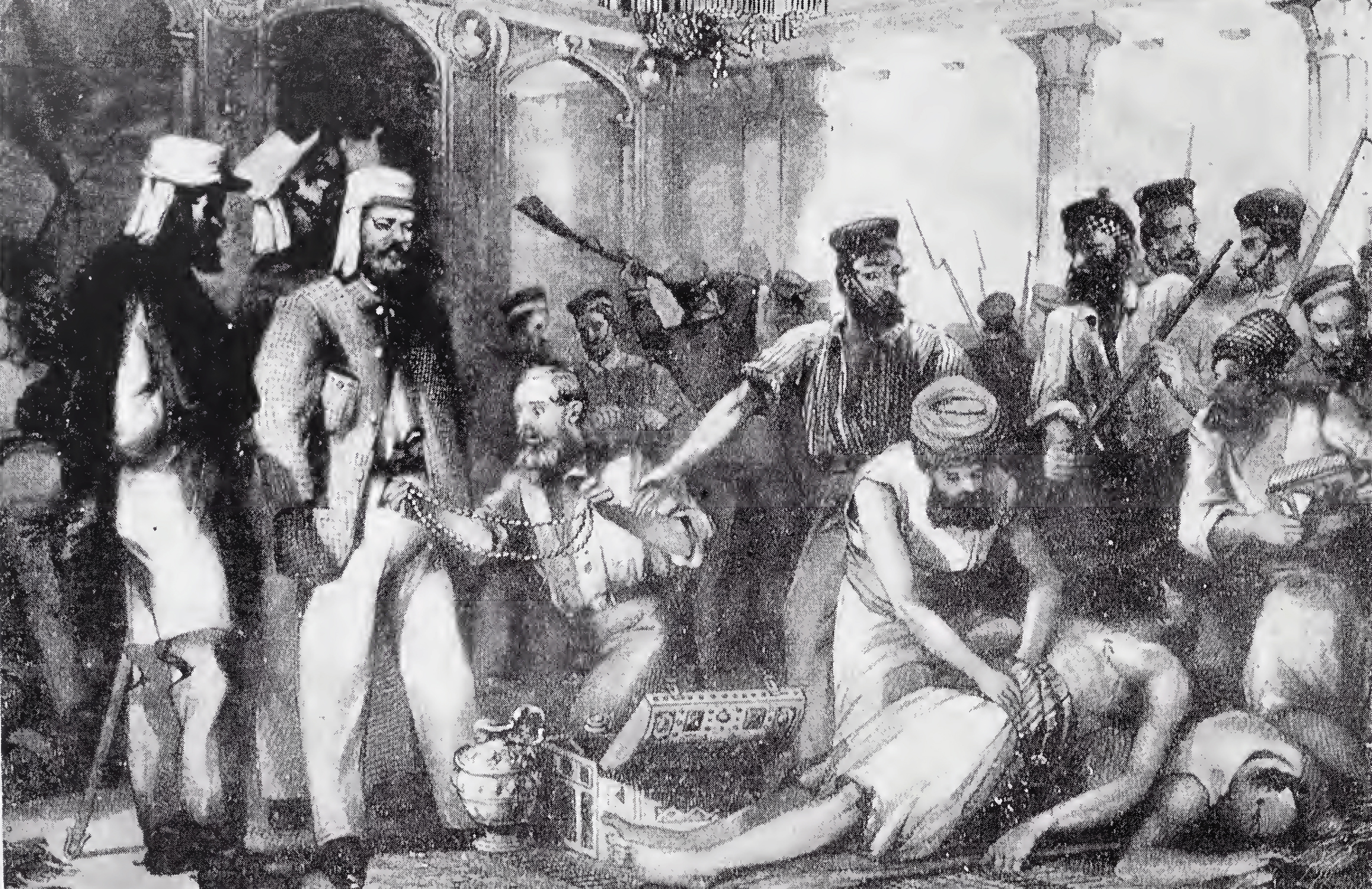 The Times Correspondent looking at the Sacking of Kaiser Bagh