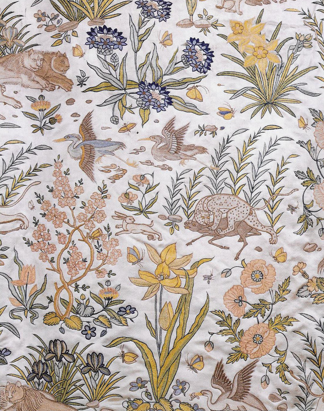 Riding Coat Gujarat, Reign of Jahangir Satin embroidered with silk