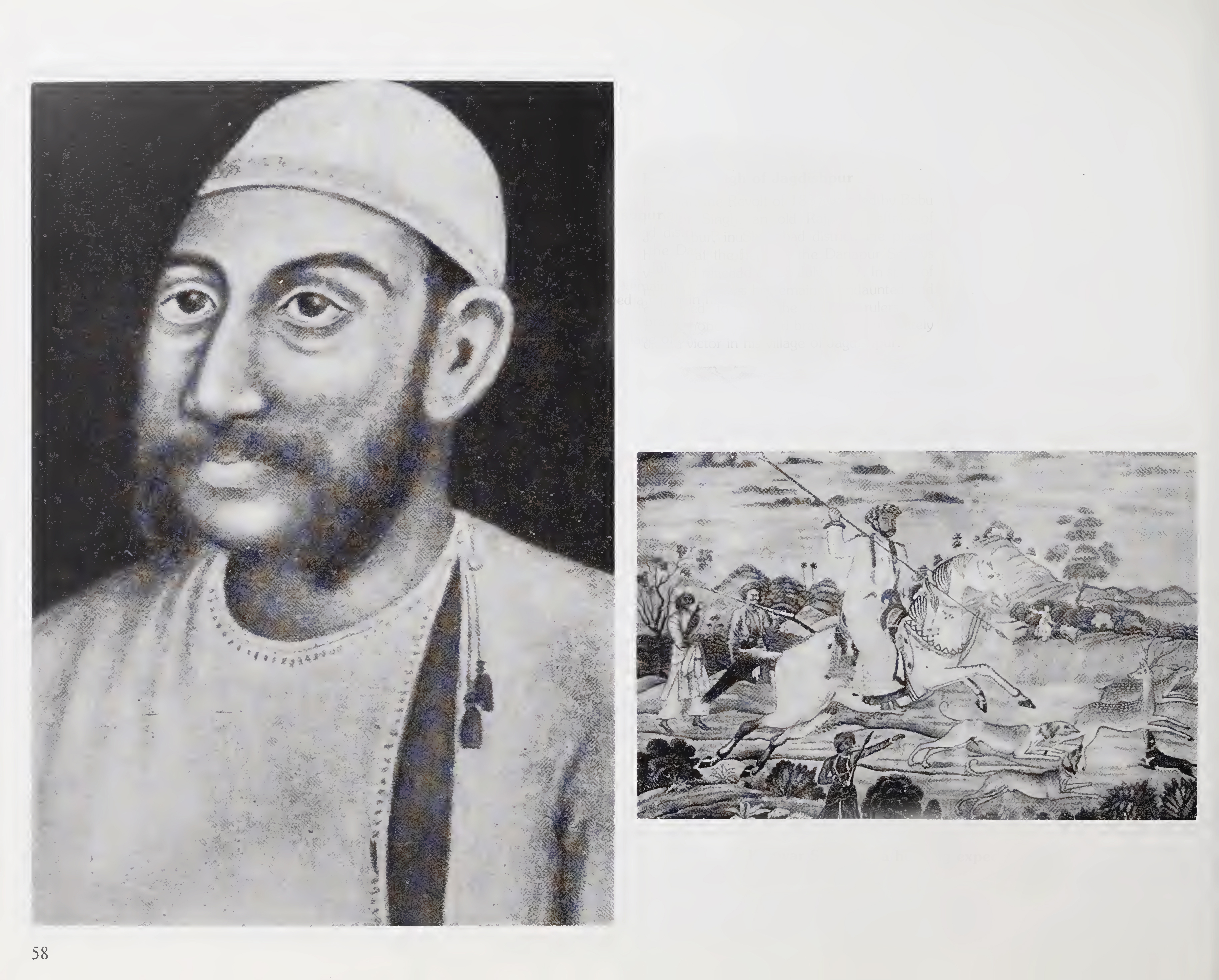 Kunwar Singh of Jagdishpur & Kunwar Singh on a hunting expedition