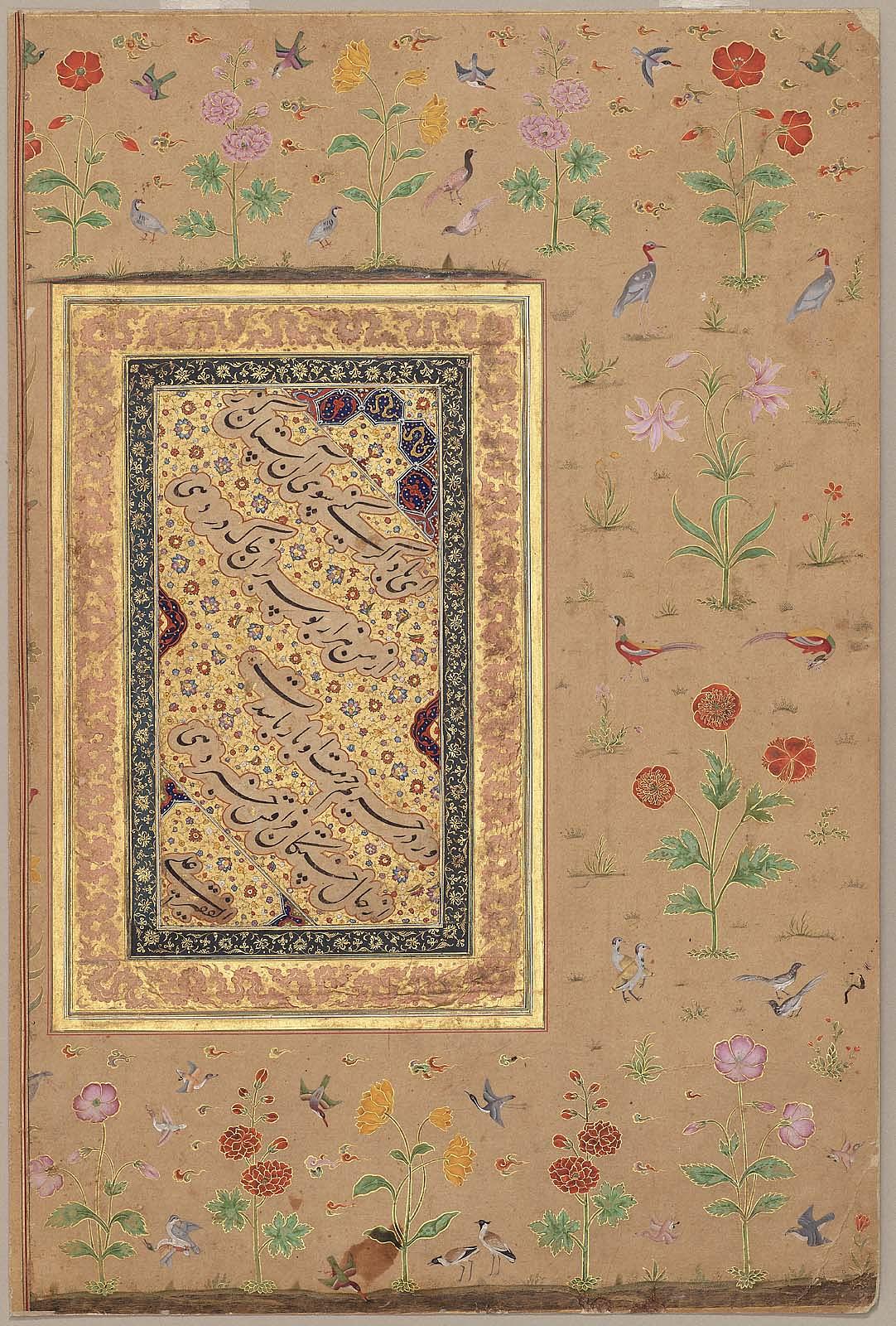 Folio from the “Late Shah Jahan Album”