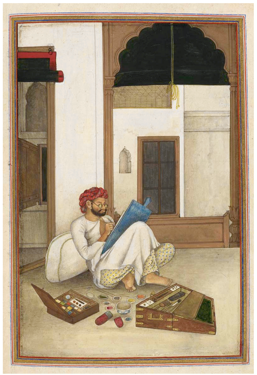 Ghulam Ali Khan. Self portrait.