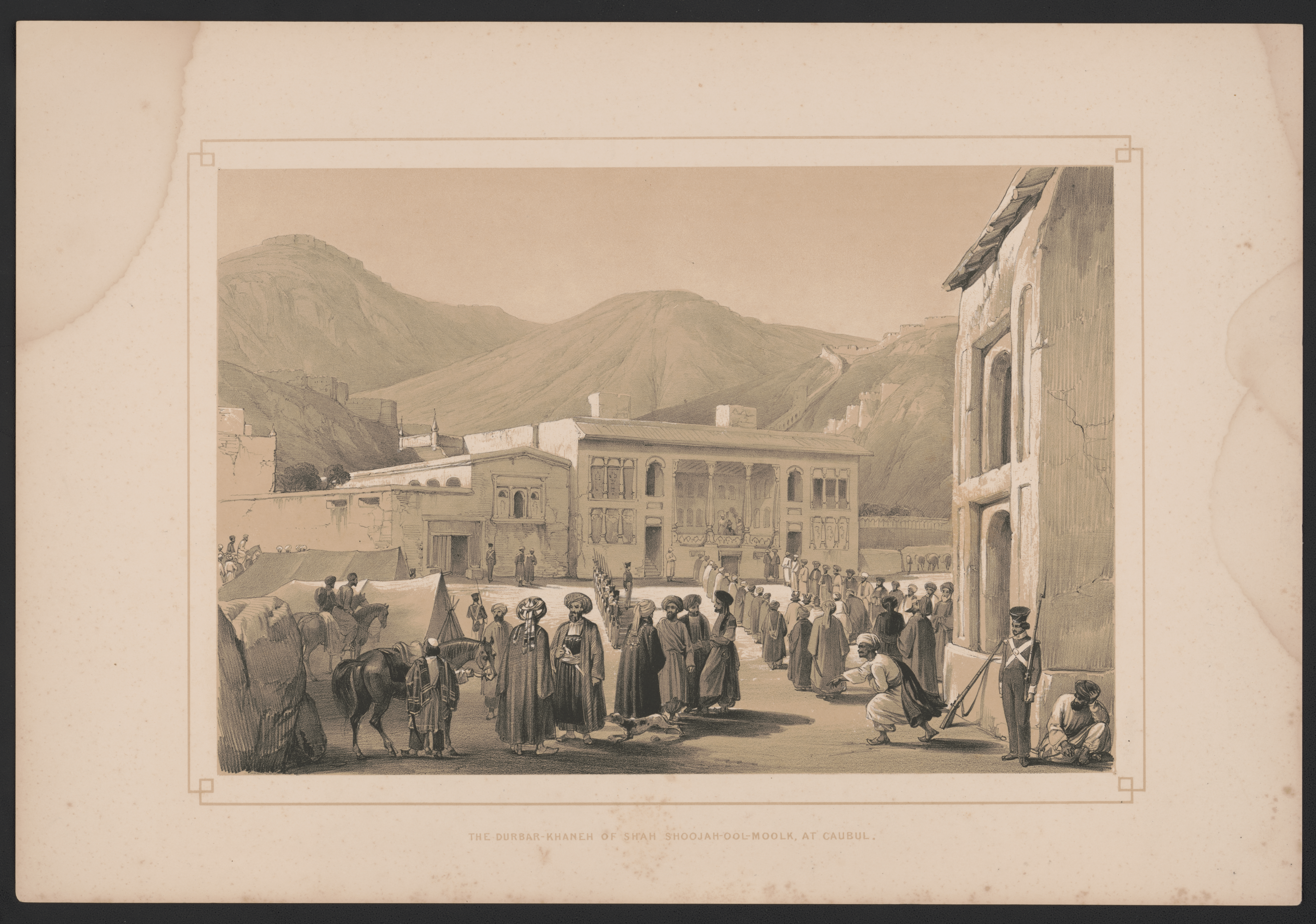 The Durbar-Khaneh of Shah Shoojah-Ool-Mulk, at Caubul
