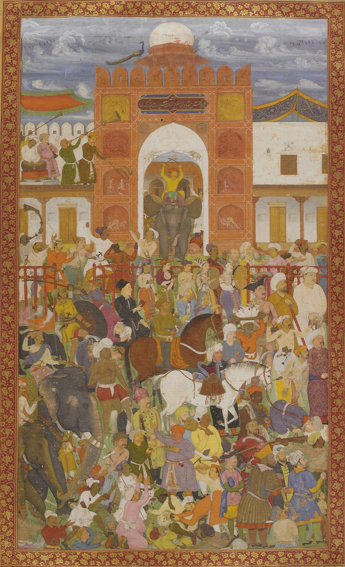 Celebrating on the accession of Jahangir