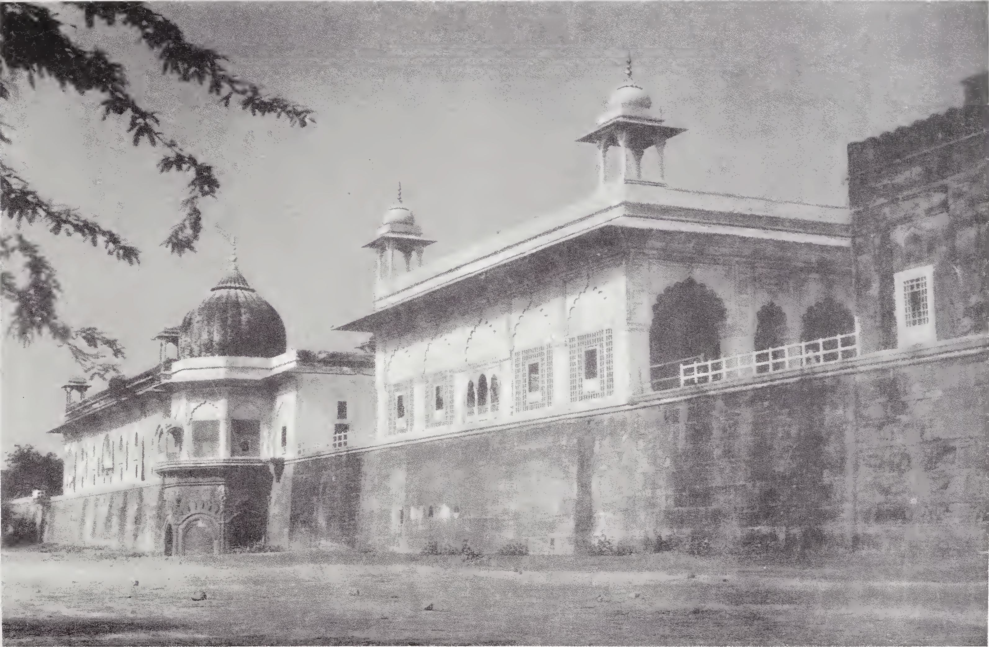 The Palace at Delhi, from the riverside