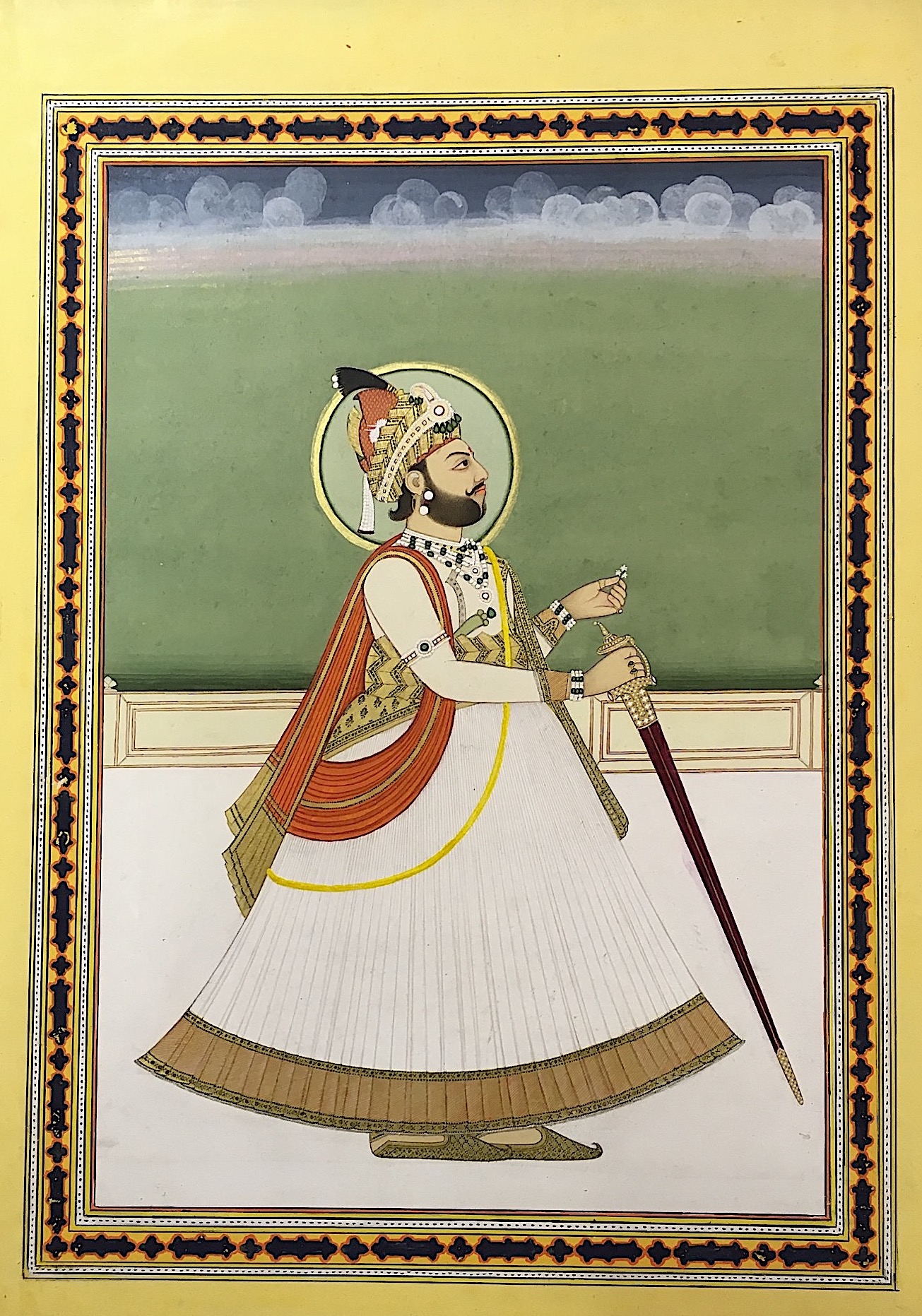 Portrait of Jagat Singh II. Jaipur, 1810–15