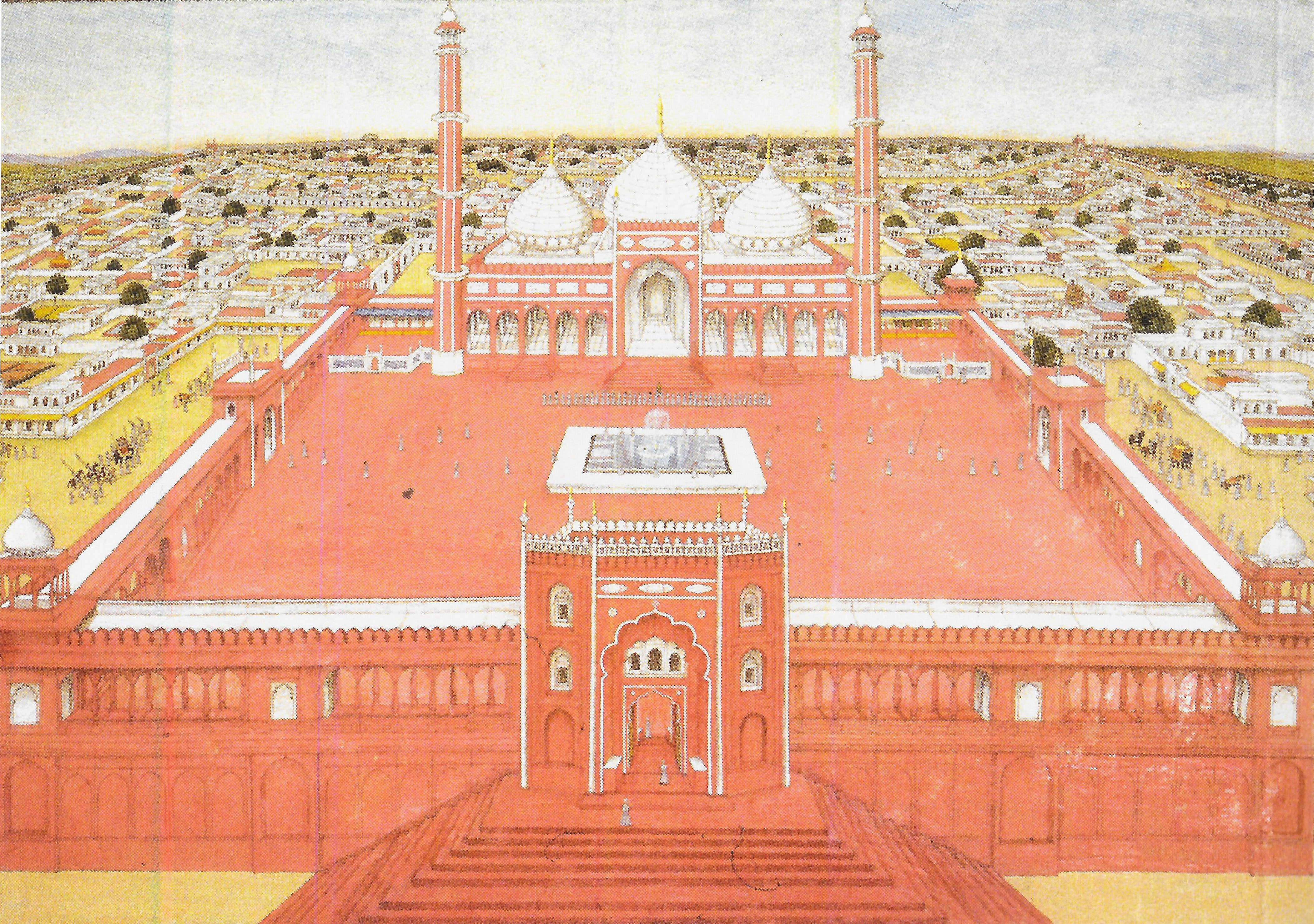 Bird's Eye View of the Jama Masjid