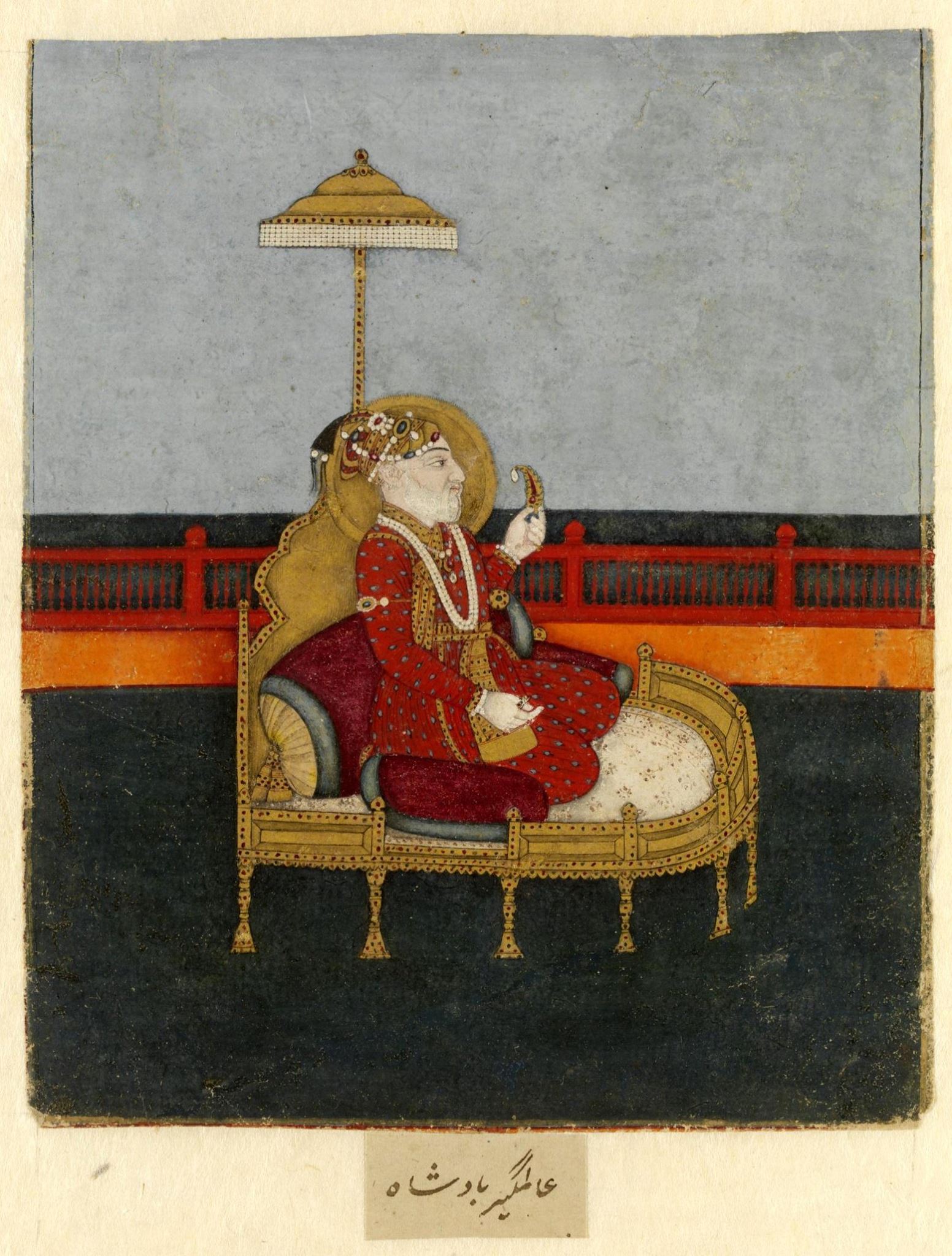Painting, Emperor Aurangzeb
