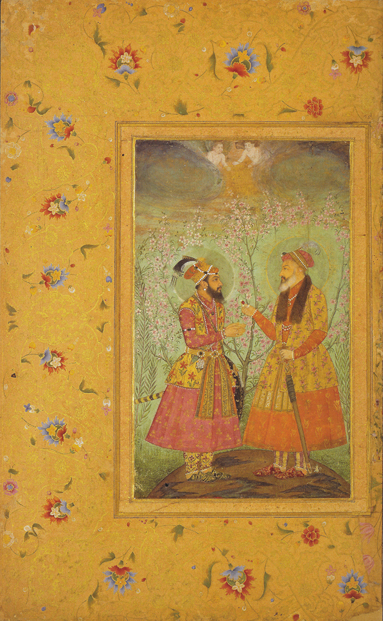 Shah Jahan and his son Dara Shokuh