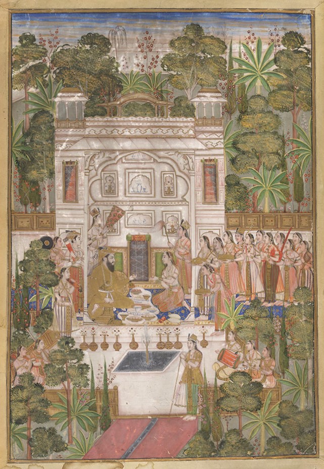 Painting of Shah Jahan with His Court