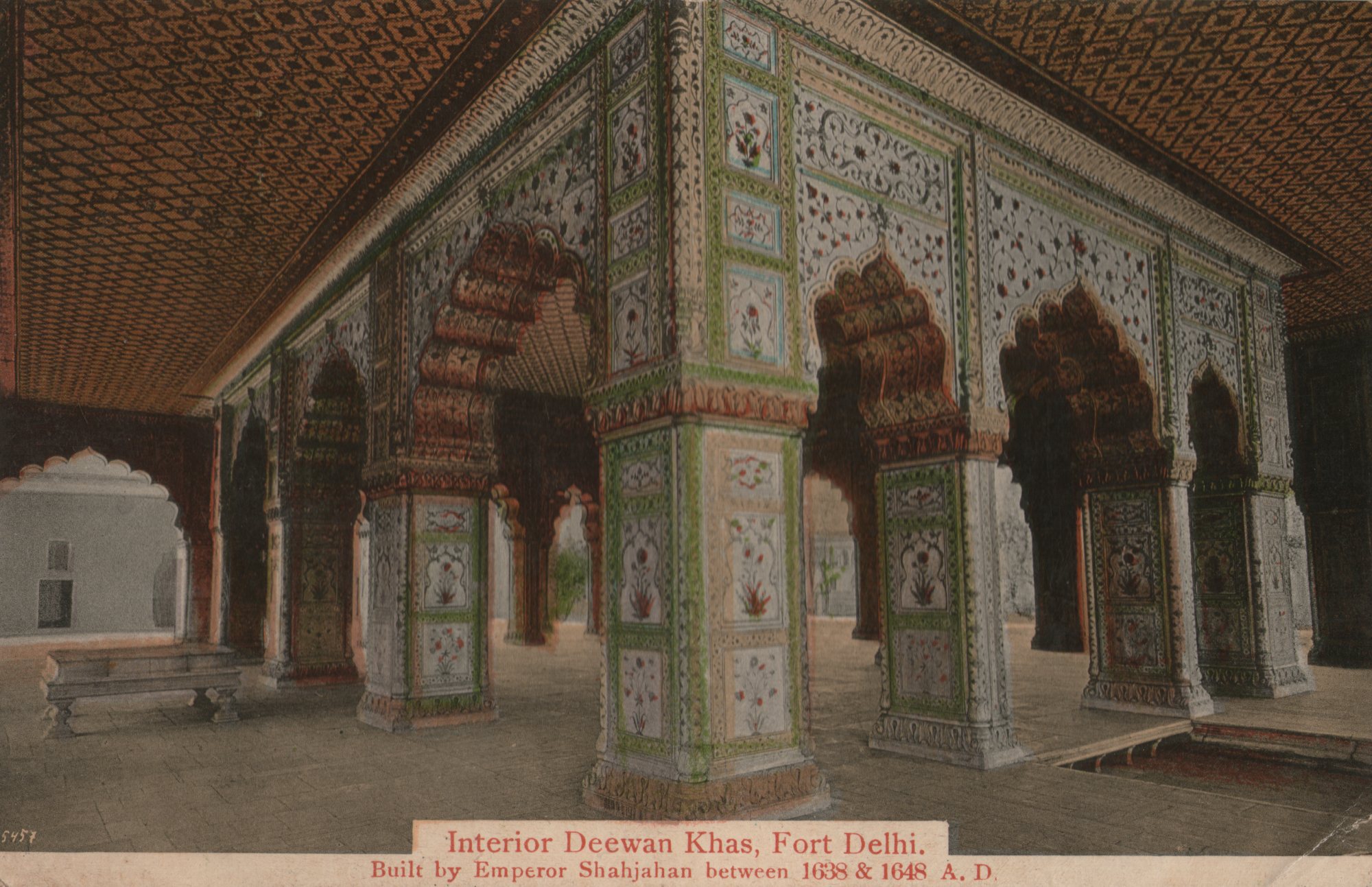 Interior Dewan Khas, Fort Delhi