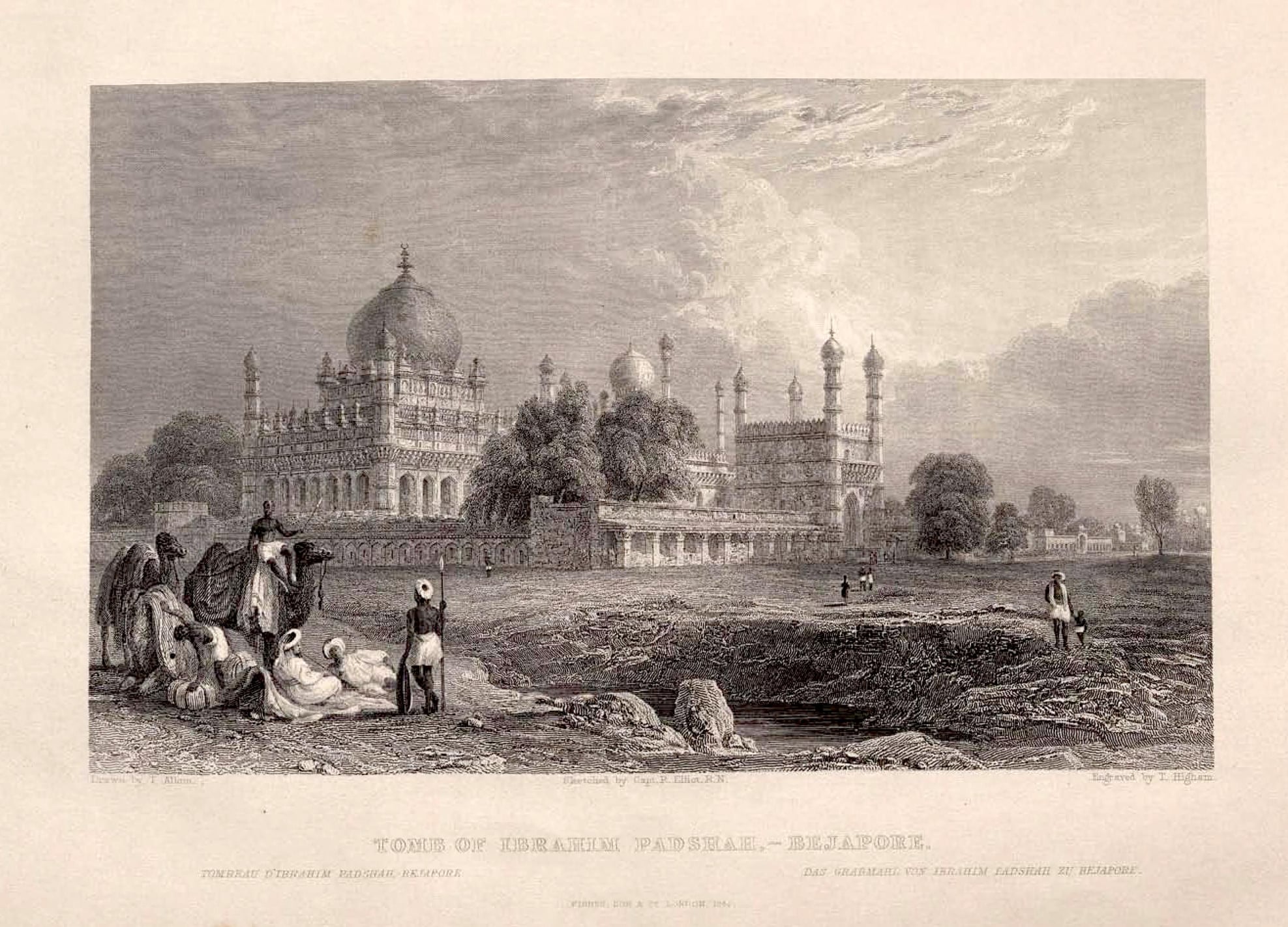 Illustration from the book: HINDOSTAN - Its landscapes, palaces, temples and tombs By Emma Roberts